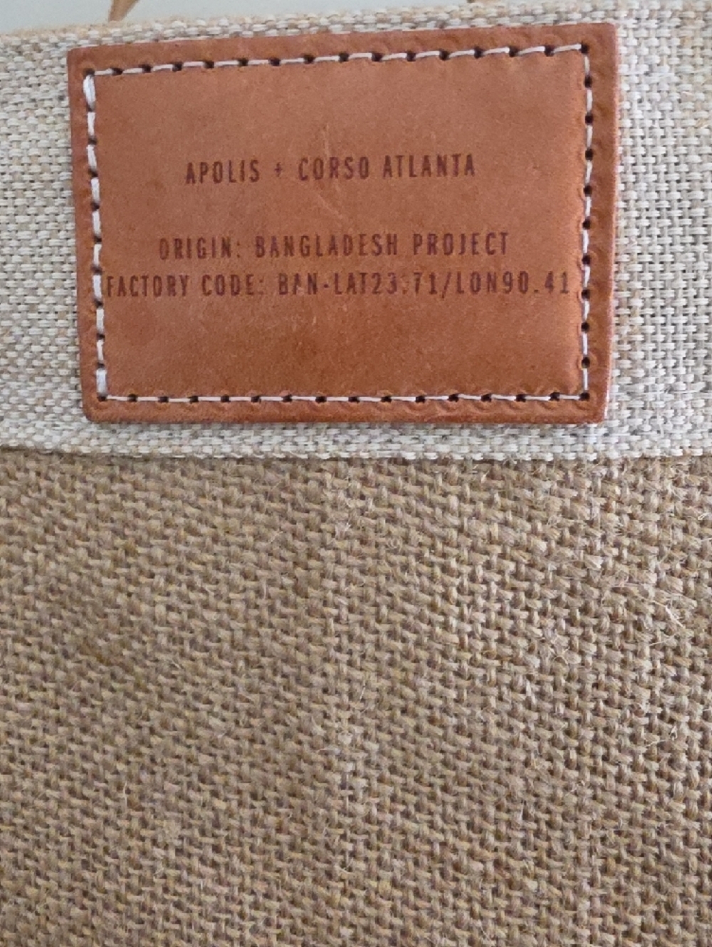 Apolis Global Citizen Market Bag for Corso Atlanta - Picture 6 of 13